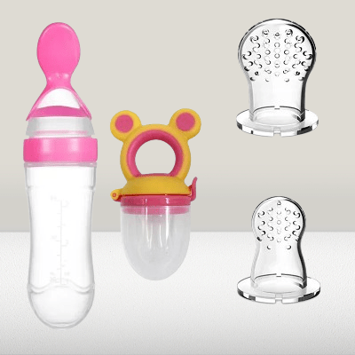 Biberon cuillère - NewBabyFeedingBottle™ - Rose - Calin d'Enfant