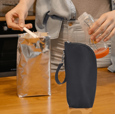 Chauffe Biberon - WarmiTote™ - Noir - Calin d'Enfant