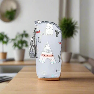 Chauffe Biberon - WarmiTote™ - Tipi - Calin d'Enfant