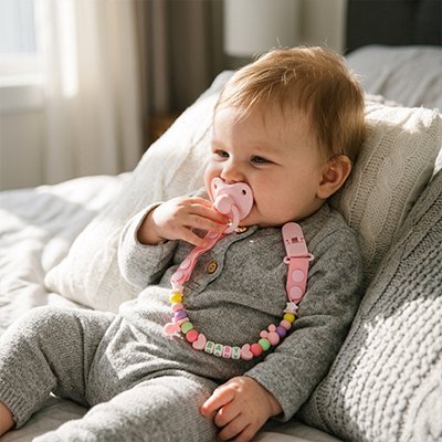 Attache tétine | Pratique et Sécurisée - Calin d'Enfant