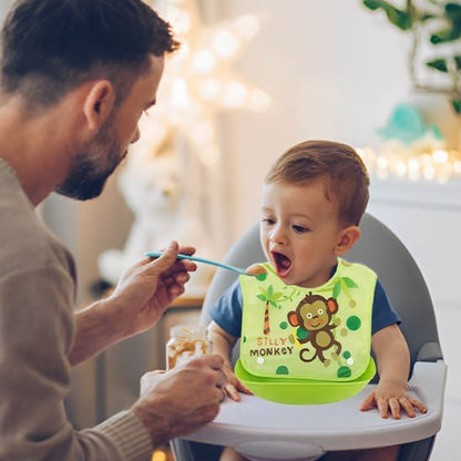 Bavoir bébé | Ultra-absorbant |silicone - Calin d'Enfant