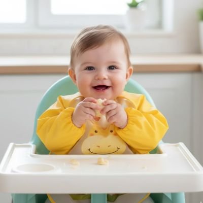 Bavoir manche longue | Imperméable - Calin d'Enfant
