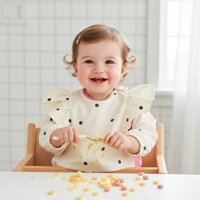 Bavoir manche longue | Imperméable - Calin d'Enfant