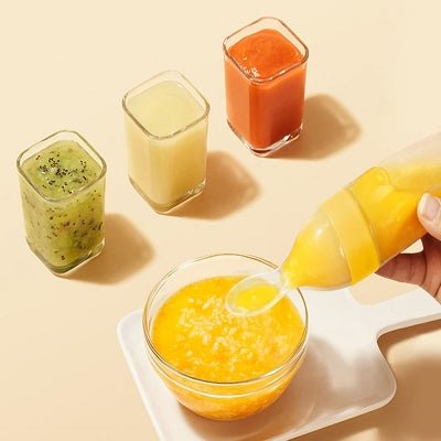 Biberon cuillère - NewBabyFeedingBottle™ - Jaune - Calin d'Enfant