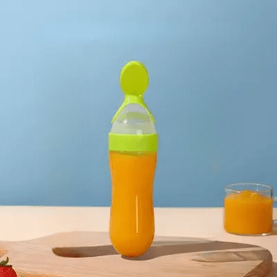 Biberon cuillère - NewBabyFeedingBottle™ - Vert - Calin d'Enfant