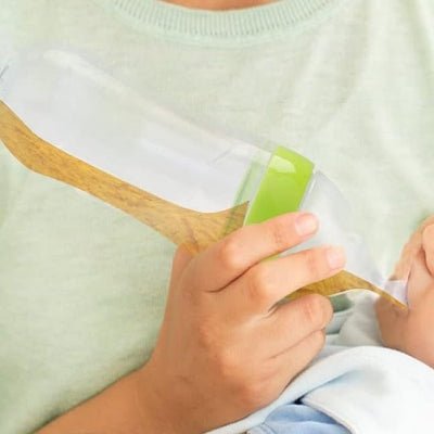 Biberon cuillère - NewBabyFeedingBottle™ - Vert - Calin d'Enfant