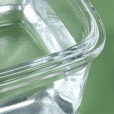 Boite hermétique en verre - GlassFoodStorageBox™ - Vert - Calin d'Enfant