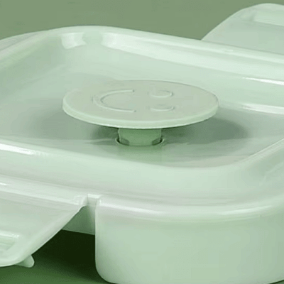 Boite hermétique en verre - GlassFoodStorageBox™ - Vert - Calin d'Enfant