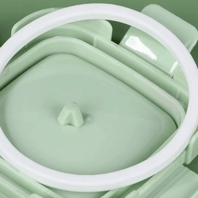 Boite hermétique en verre - GlassFoodStorageBox™ - Vert - Calin d'Enfant