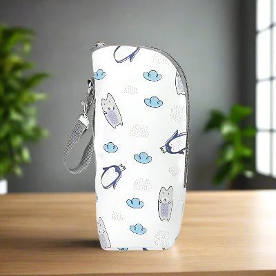 Chauffe Biberon - WarmiTote™ - Pinguin - Calin d'Enfant