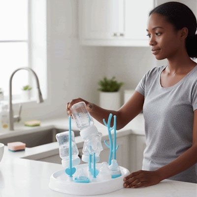 Egouttoir biberon | Séchage Hygiénique - Calin d'Enfant