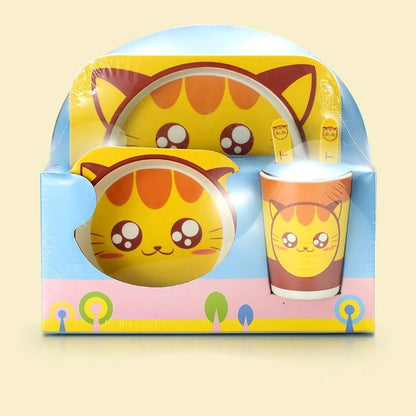 VAISSELLE BEBE - BambooKid™ - Chat - Calin d'Enfant